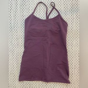 Women's lullulemon Power Y Maroon Tank